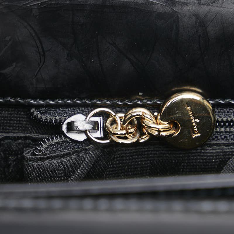 Salvatore Ferragamo Gancini Leather Shoulder Bag - Image 26