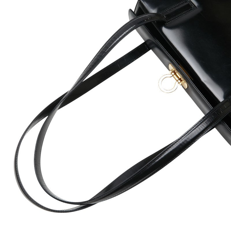 Salvatore Ferragamo Gancini Leather Shoulder Bag - Image 37