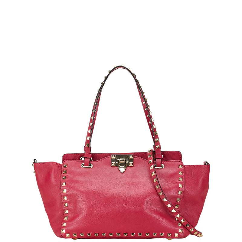 Valentino Rockstuds Leather 2way Bag - Image 14