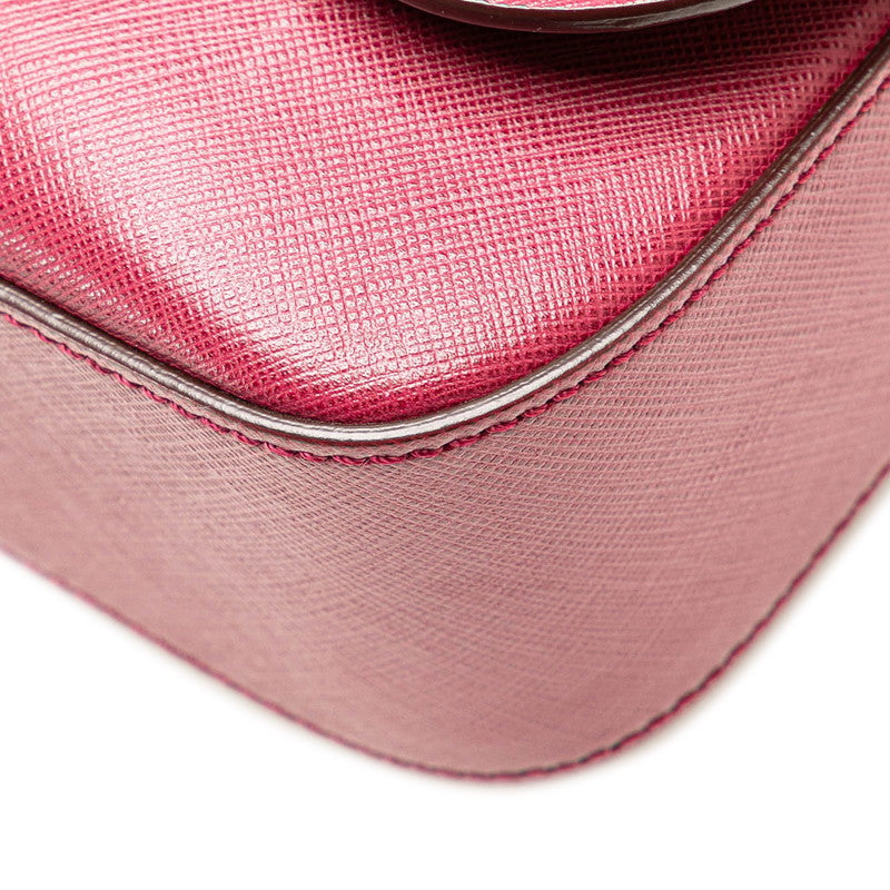 Salvatore Ferragamo Gancini Leather Shoulder Bag - Image 39