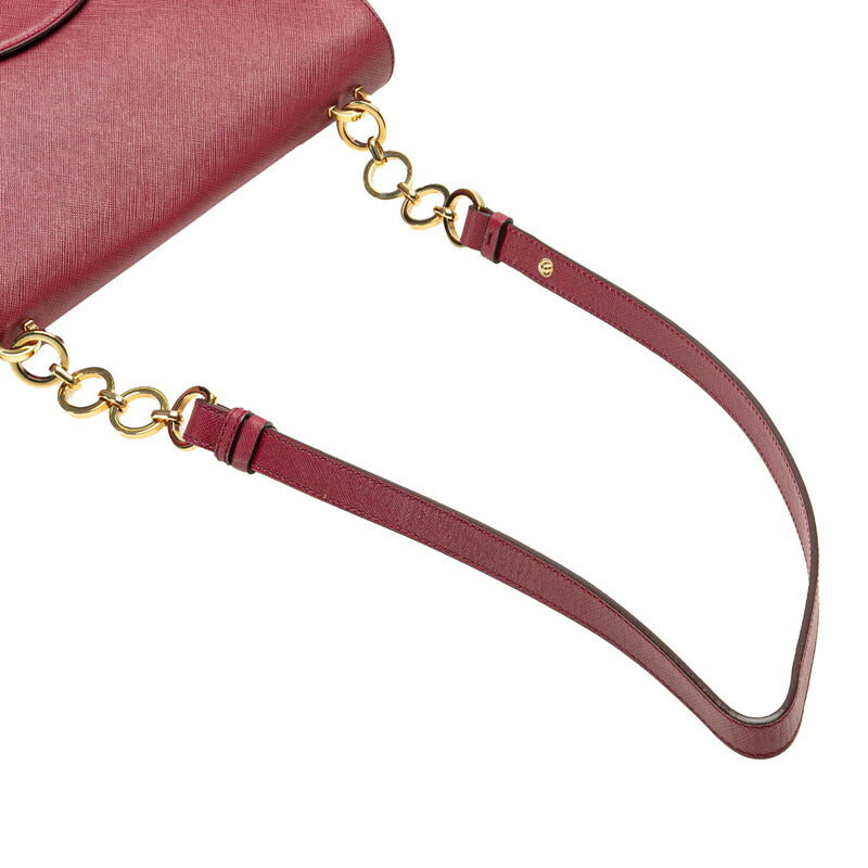 Salvatore Ferragamo Gancini Leather Shoulder Bag - Image 40