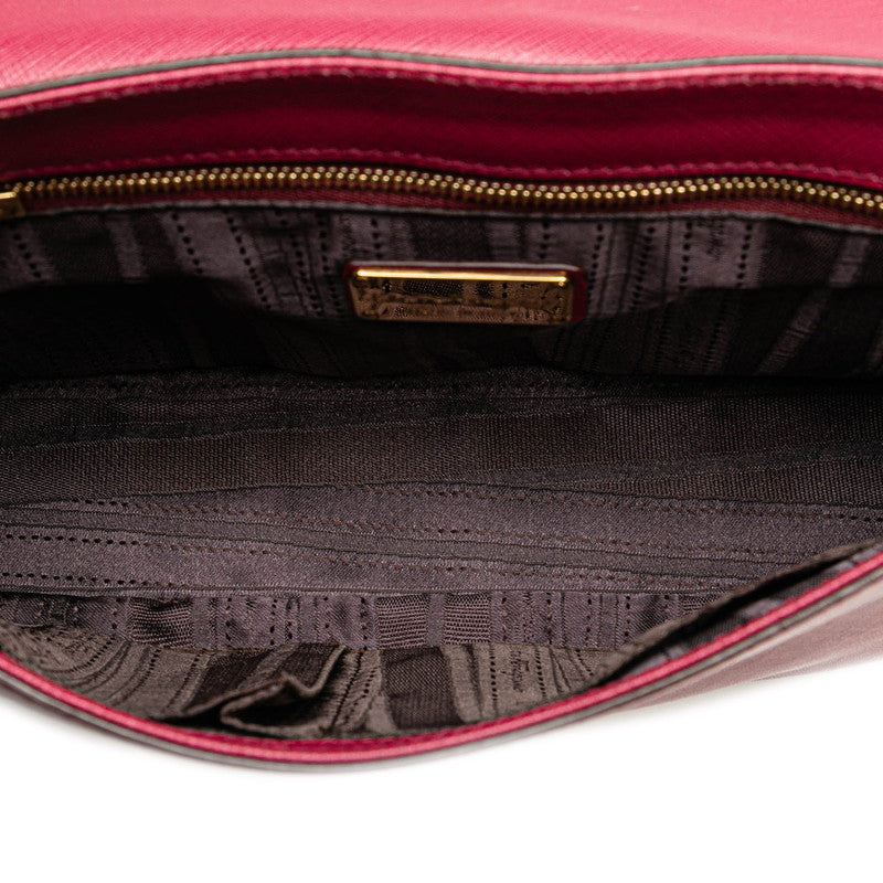 Salvatore Ferragamo Gancini Leather Shoulder Bag - Image 45