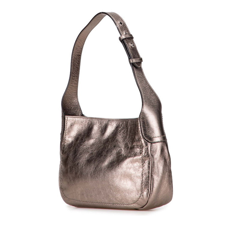 Salvatore Ferragamo Gancini Leather Shoulder Bag - Image 53