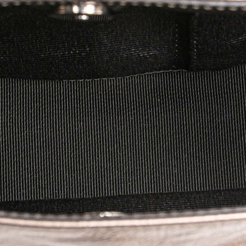 Salvatore Ferragamo Gancini Leather Shoulder Bag - Image 55