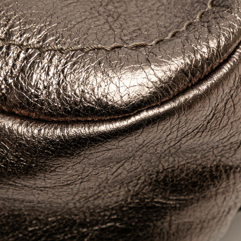 Salvatore Ferragamo Gancini Leather Shoulder Bag - Image 59