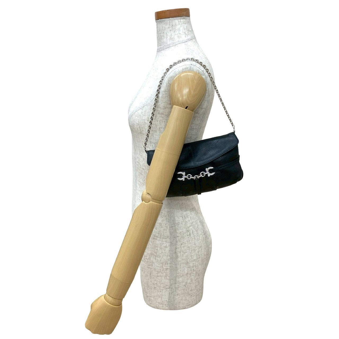 Salvatore Ferragamo Gancini Leather Shoulder Bag - Image 62