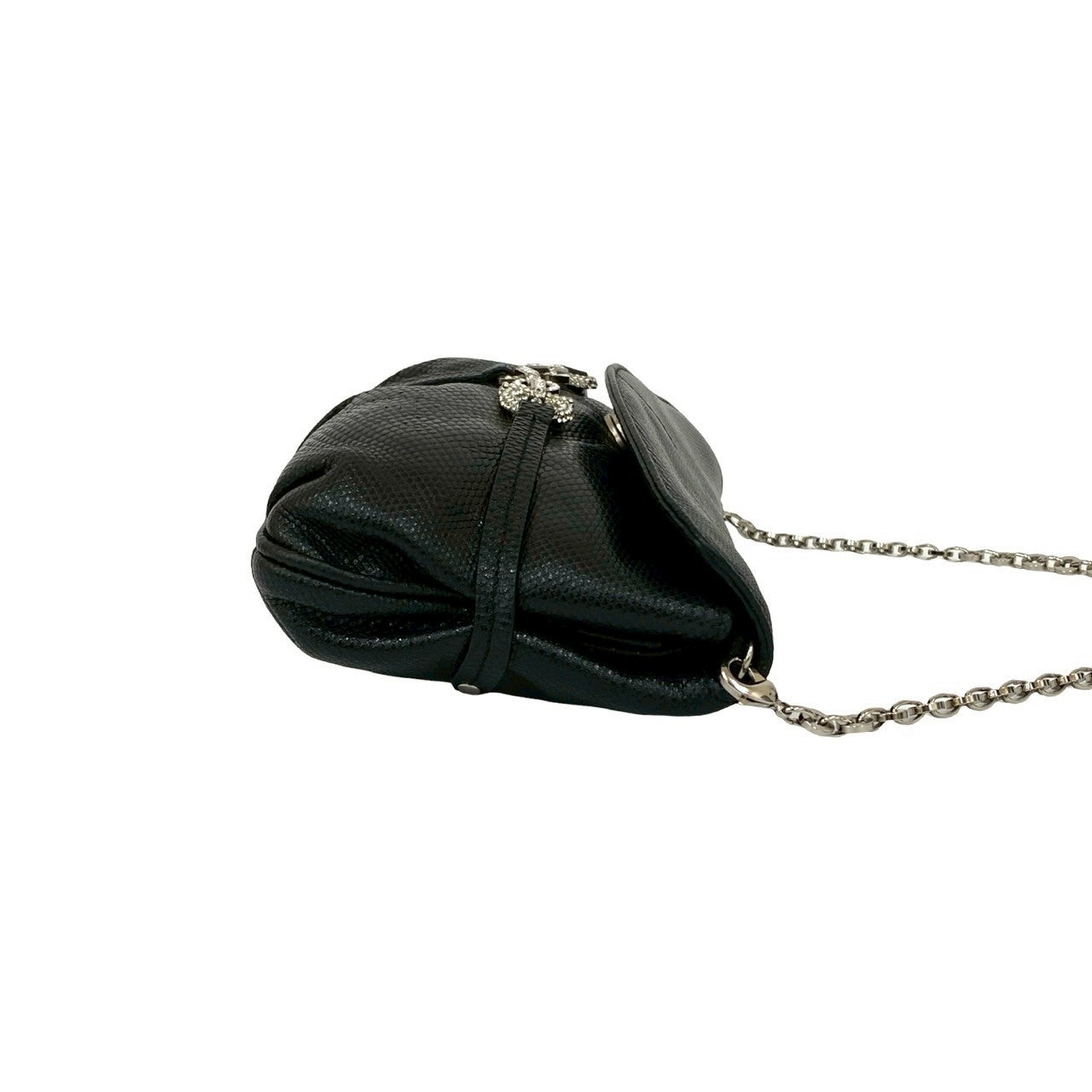 Salvatore Ferragamo Gancini Leather Shoulder Bag - Image 67