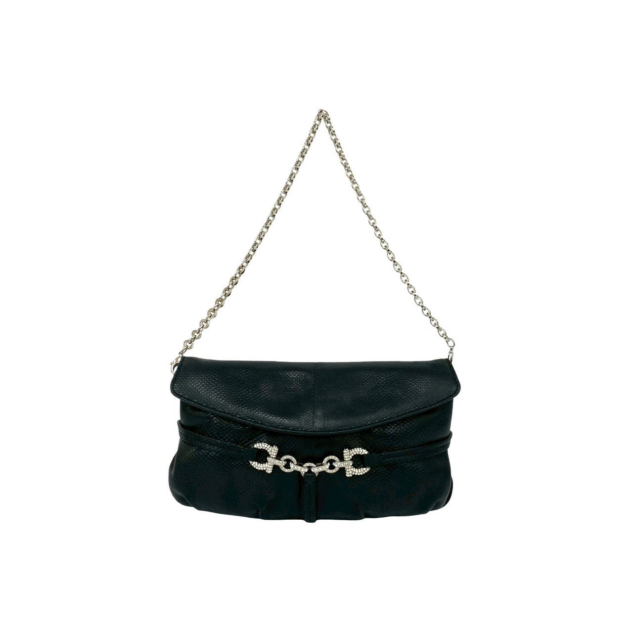 Salvatore Ferragamo Gancini Leather Shoulder Bag - Image 71