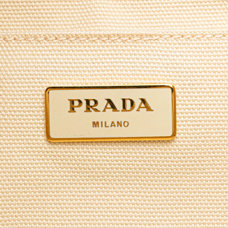 Prada Canapa Canvas Tote Bag - Image 26